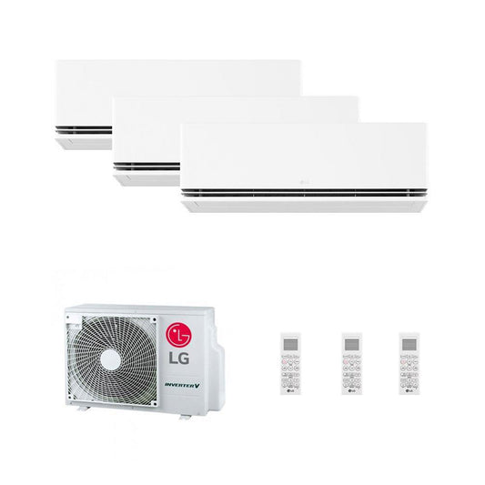 LG - Aire acondicionado Multisplit 3x1 LG Dualcool MU3R19 +H09S1DA+H09S1DA+ H12S1DA