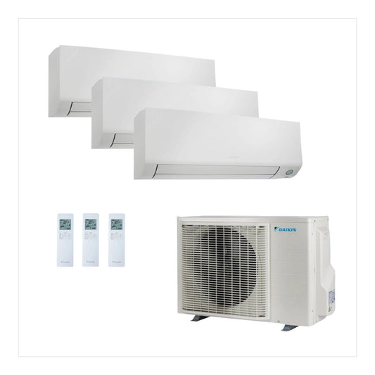 Daikin - Aire acondicionado Multisplit 3x1 Daikin Perfera 3MXM68A9 + FTXM25A +FTXM25A + FTXM35A