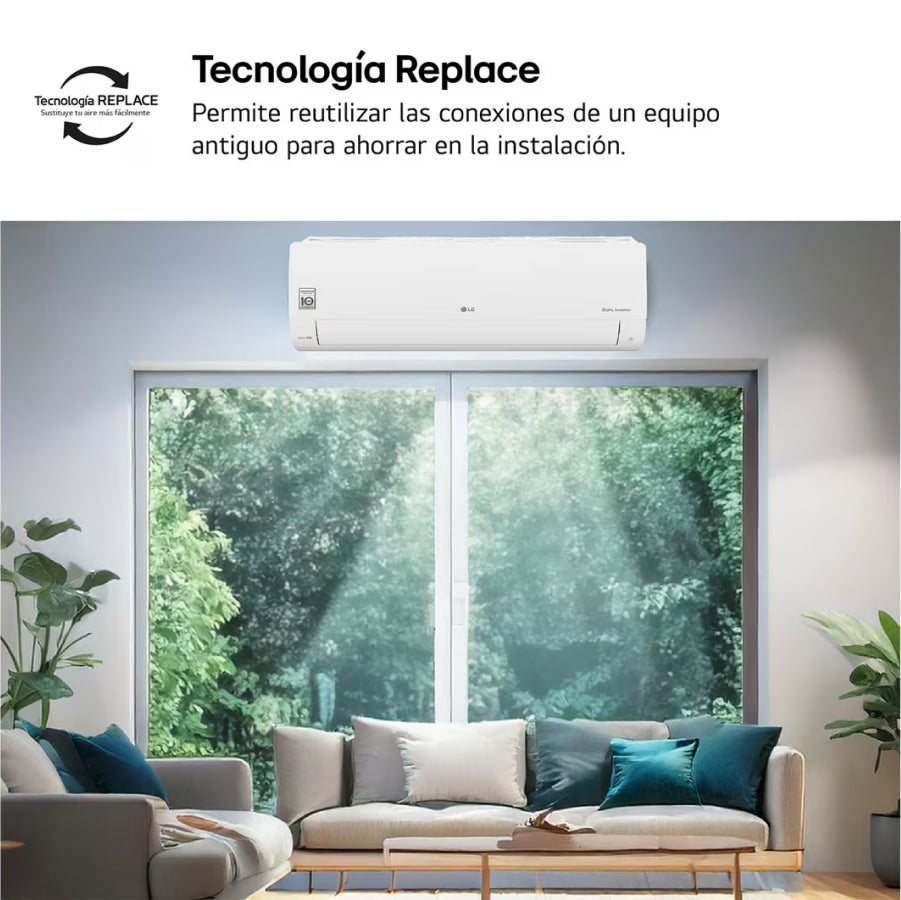 LG - Aire acondicionado conjunto split 1x1 Confort Replace 6.6 kW