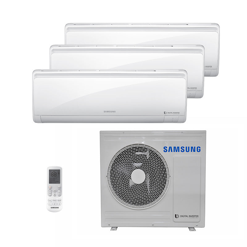Samsung - Aire acondicionado Multisplit 3x1 Samsung AJ052TXJ3KG+AR09TXFYAWKNEU+AR09TXFYAWKNEU+AR12TXFYAWKNEU