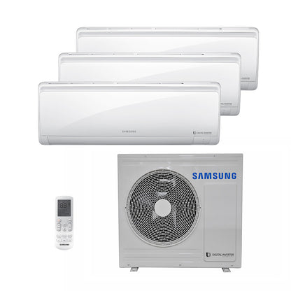 Samsung - Aire acondicionado Multisplit 3x1 Samsung AJ052TXJ3KG+AR09TXFYAWKNEU+AR09TXFYAWKNEU+AR12TXFYAWKNEU