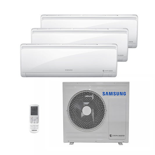Samsung - Aire acondicionado Multisplit 3x1 Samsung AJ052TXJ3KG+AR09TXFYAWKNEU+AR09TXFYAWKNEU+AR12TXFYAWKNEU