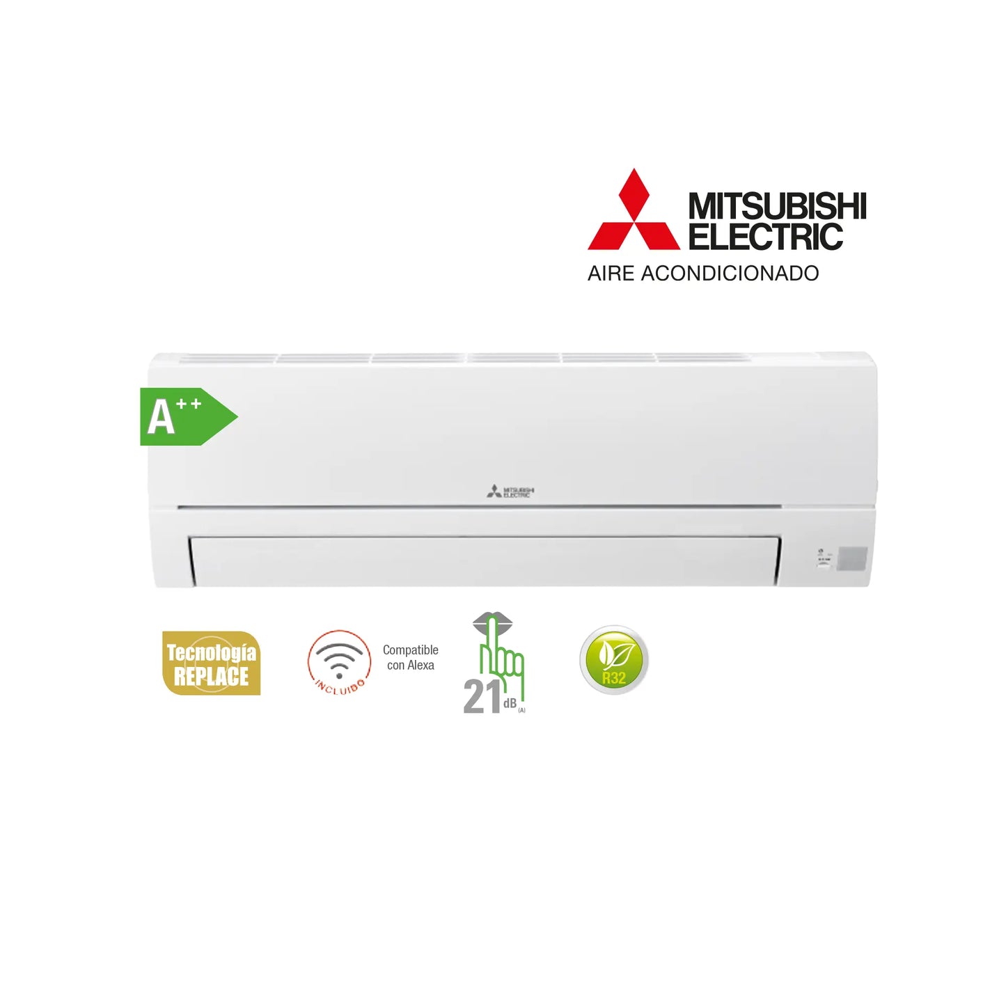 Mitsubishi Electric - Aire acondicionado conjunto split 1x1 MSZ-HR 3.5 kW MSZ-HR35VFK