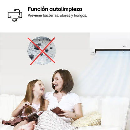 LG - Aire acondicionado conjunto split 1x1 LG Wifi PRO 2.5 kW WZ09AW