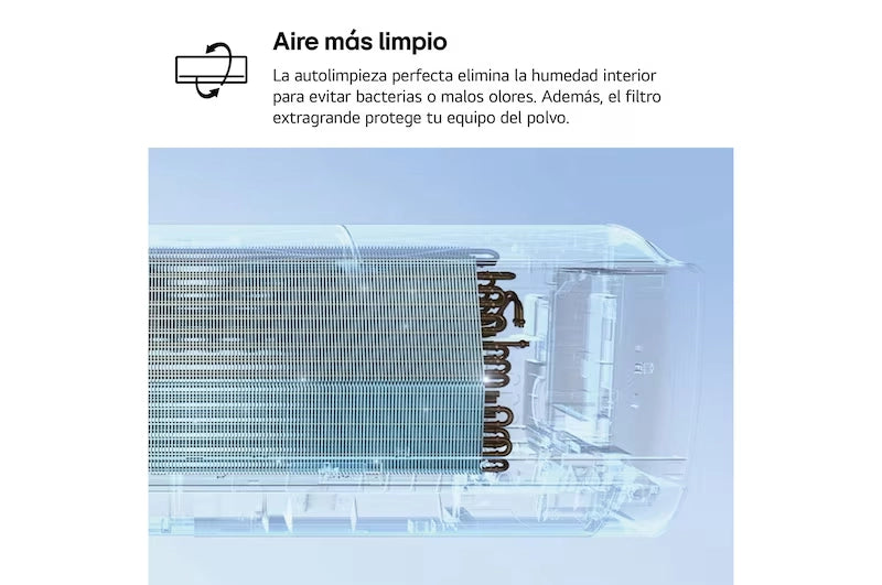 LG - Aire acondicionado conjunto split 1x1 LG Infinity 7.0 kW EZ24CS