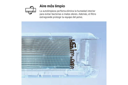 LG - Aire acondicionado conjunto split 1x1 LG Infinity 3.5 kW EZ12CS