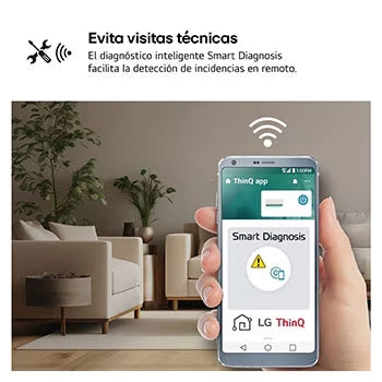 LG - Aire acondicionado conjunto split 1x1 LG Infinity 3.5 kW EZ12CS