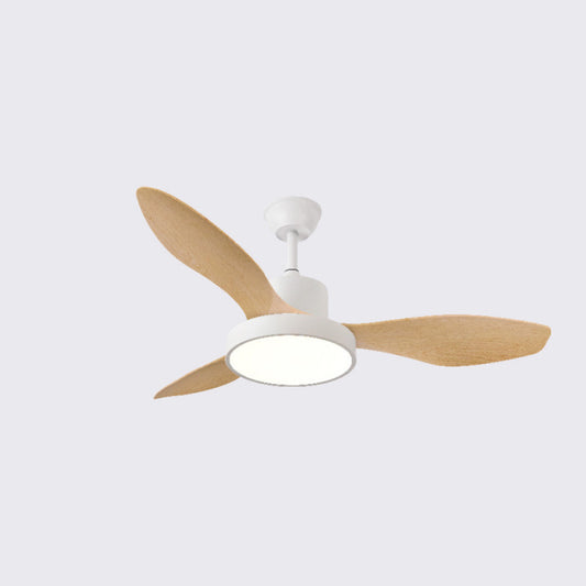 HAPOL - Ventilador de Aspas retractil modelo ARIAL Blanco/Haya