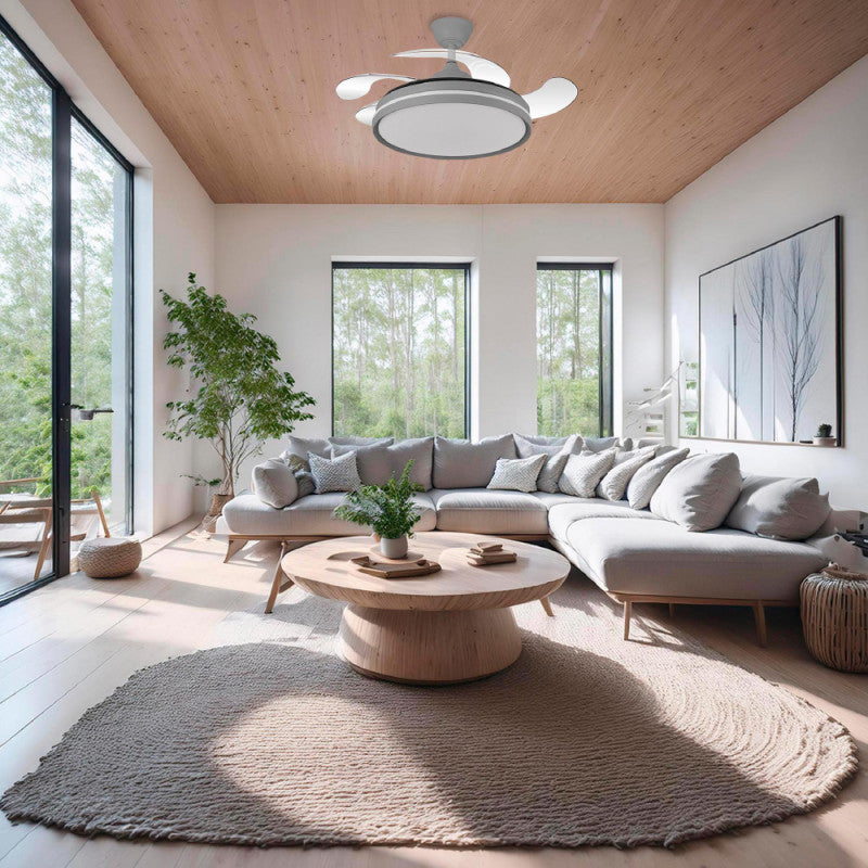 HAPOL - Ventilador Retráctil modelo Mikos Blanco